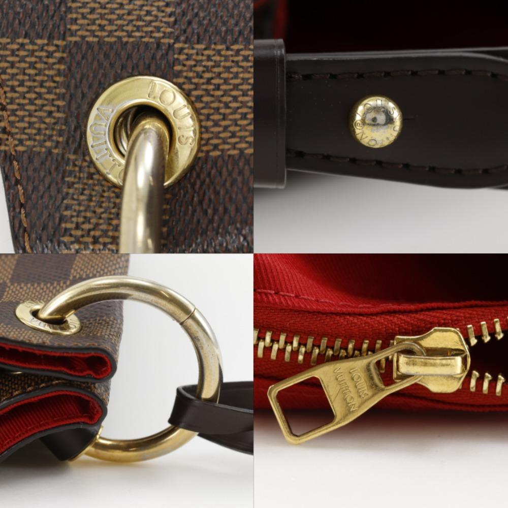 LOUIS VUITTON Graceful PM Shoulder Bag N44044 Brown Damier canvas Women Used