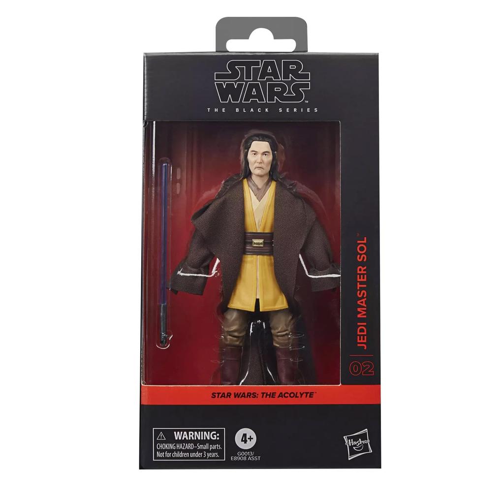Hasbro Звездные войны Серия Черная Мастер-джедай Сол, Адепт, Коллекционный 6-дюймовый (15см) Фигурка G0013, Оригинальная