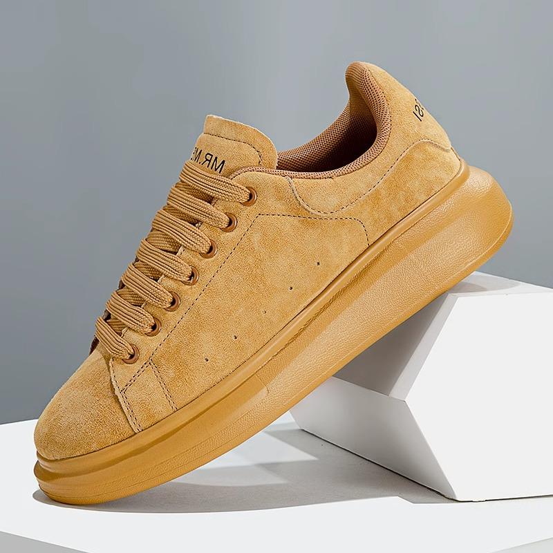 Мужская повседневная обувь из натуральной кожи, мужская спортивная обувь на толстой подошве, мужские и женские парные спортивные теннисные туфли, бесплатная доставка