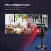 C1 Mini Camera Feature Night Viewing and Easy Installation Stand for Security Monitoring Home or Work Black