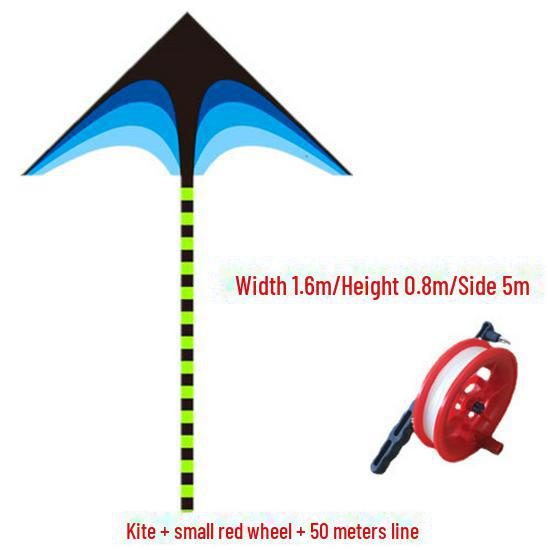 Воздушный змей Prairie для детей 1,1 м/1,6 м в клетку — легко управлять с помощью печати высокого разрешения