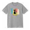 Mid Century Modern Atomic Cat T Shirt Vintage Vintage Streetwear Versatile Top For Everyday Wear Stretched Homme