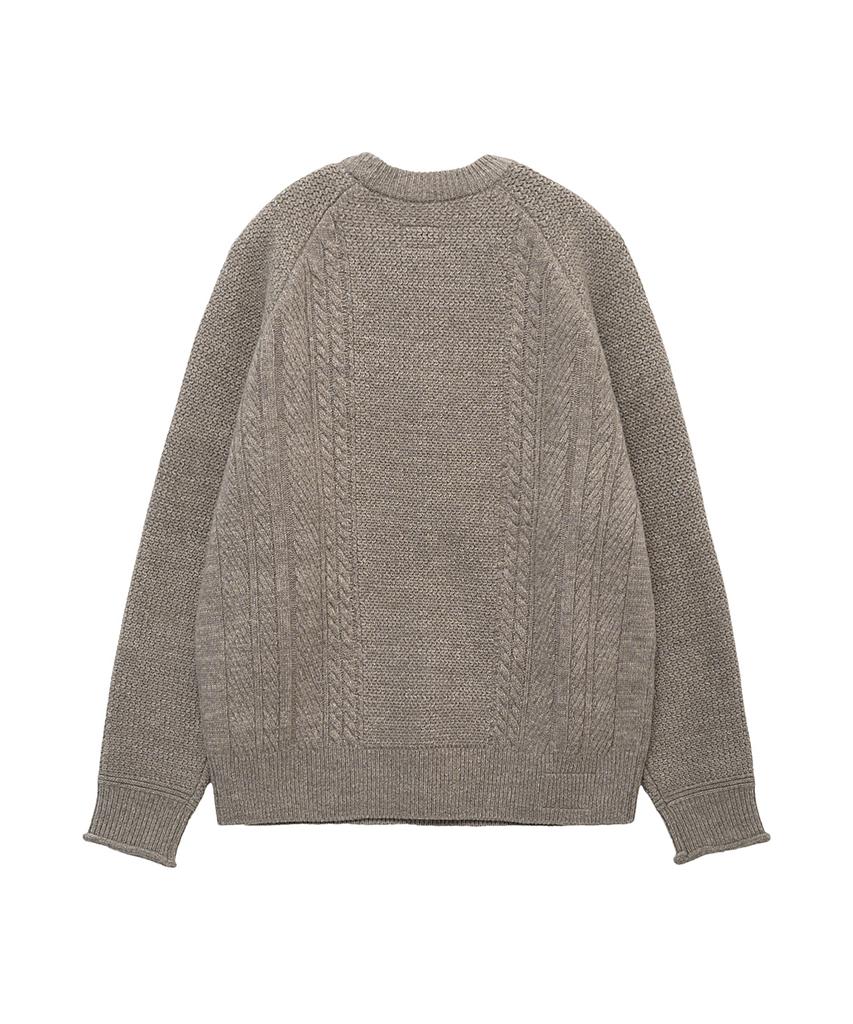 Leopeusaideu Aran Sweater Walnut