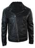 New Men Jacket Black Leather Handmade Genuine Lambskin Stylish Motorcycle Soft