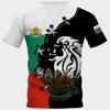 Bulgaria Men's T-Shirt National Emblem 3D Print Summer Round Neck Short Sleeve Top Casual T-Shirt Oversized Men's Clothing