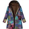 Women's Winter Oversized Fluffy Retro Hooded Coat
