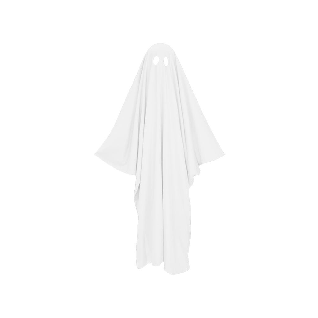 Хэллоуин Костюм Привидения Плащ Для Взрослых Детей Регулируемый Жуткий Наряд для Вечеринки Полиэстер Хлопок