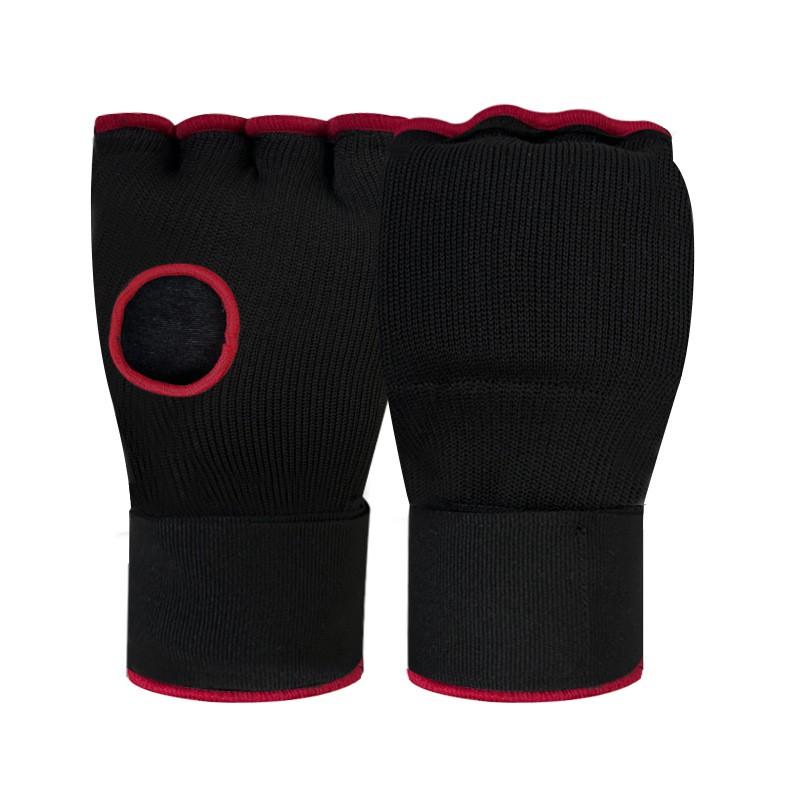 Half-Finger Boxing Gloves Muay Thai MMA Kickboxing Training With Hand Wrap Bandage Unisex Adult