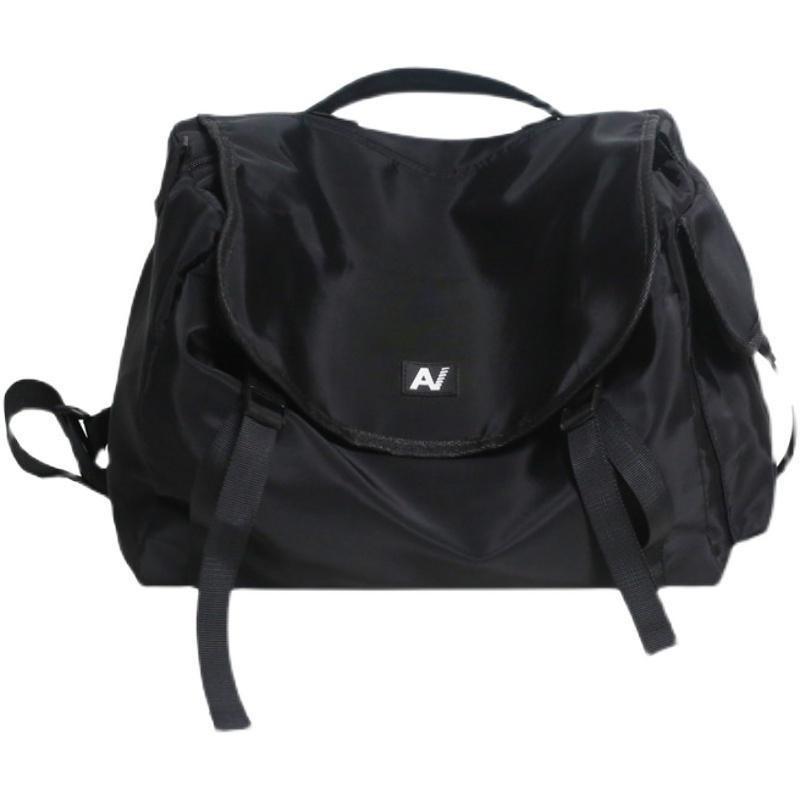 Nylon School Backpacks for Women Korean Style Backpack Techwear Aesthetic Harajuku Trend Backpack