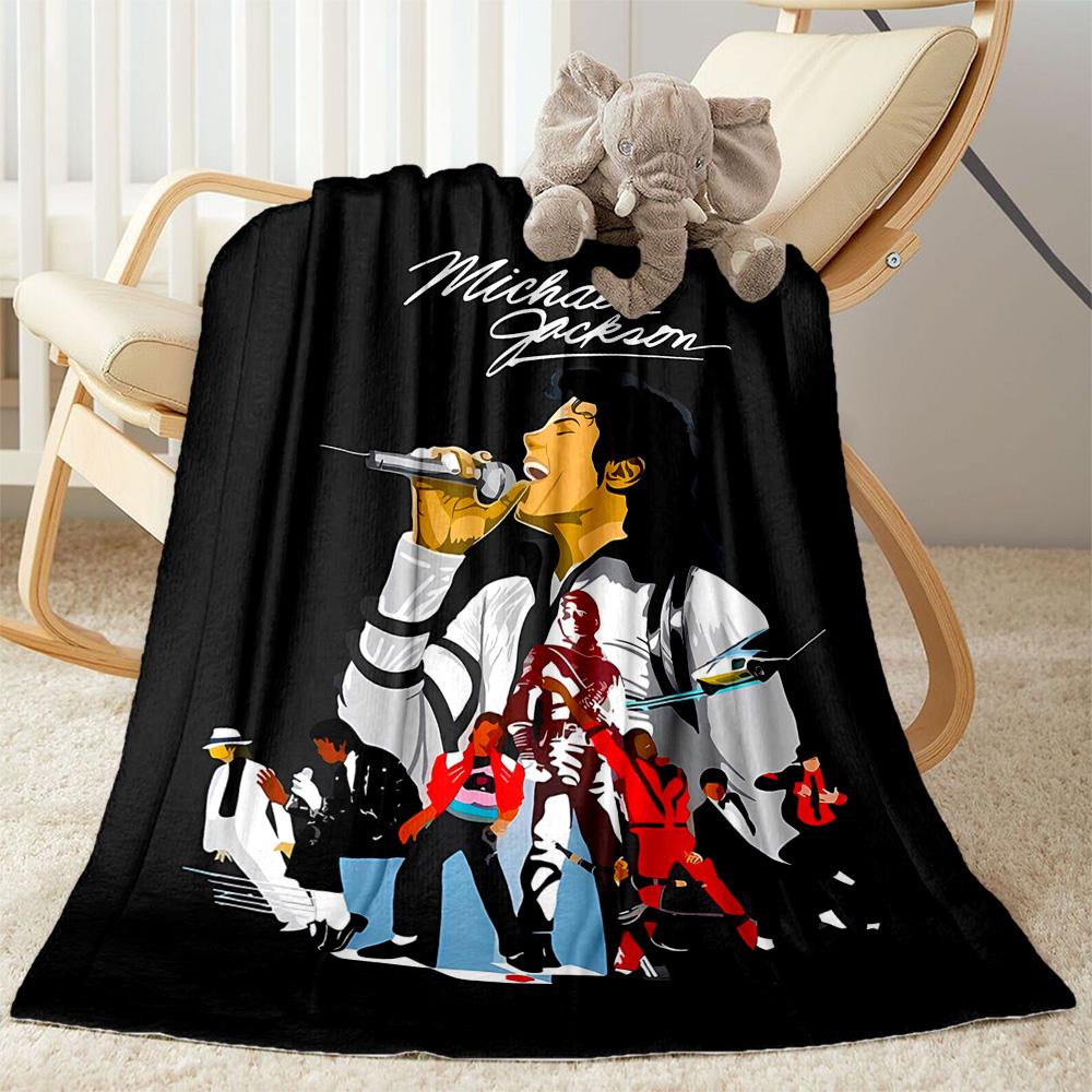 Michael Jackson Dangerous Tour Blanket Ultra-Soft Great for Bed Seaside Bedding for All Occasions Warmthful Decor