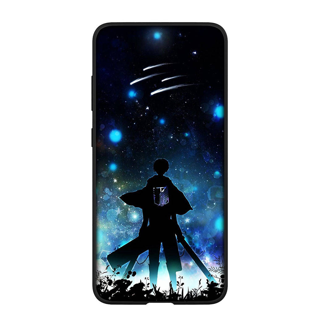 Чехол для телефона Samsung Galaxy S25 S24 S23 iPhone 16 15 Xiaomi Redmi Note 14 13 12 16E X Pro Max OPPO Moto Eren Jaeger Anime Levi Attack On Titan Cover