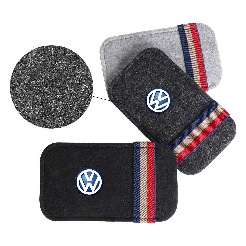 1x Car Sunglasses Organizer Bag Eyeglass Holder Glasses Storage Clip Valve Cap For VW Rline GTD Jetta Beetle CC Auto Accessories Bu2 wzpc7