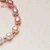 Artistic Hipster Pull Gradient Color Pearl Bracelet Female All-Match Youth Bracelet