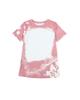 Azura Exchange Pink Tie Dye Color Bleached Short Sleeve T Shirt