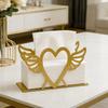 Heavy Duty Napkin Storage Shelf Hollow Napkin Container Retro Napkin Holder  Home Restaurant