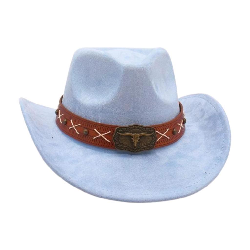 Newwestern Cowboy Hat Resort Style Performance Stage Jazz Hat Men And Women Niche Ethnic Style Top Hat