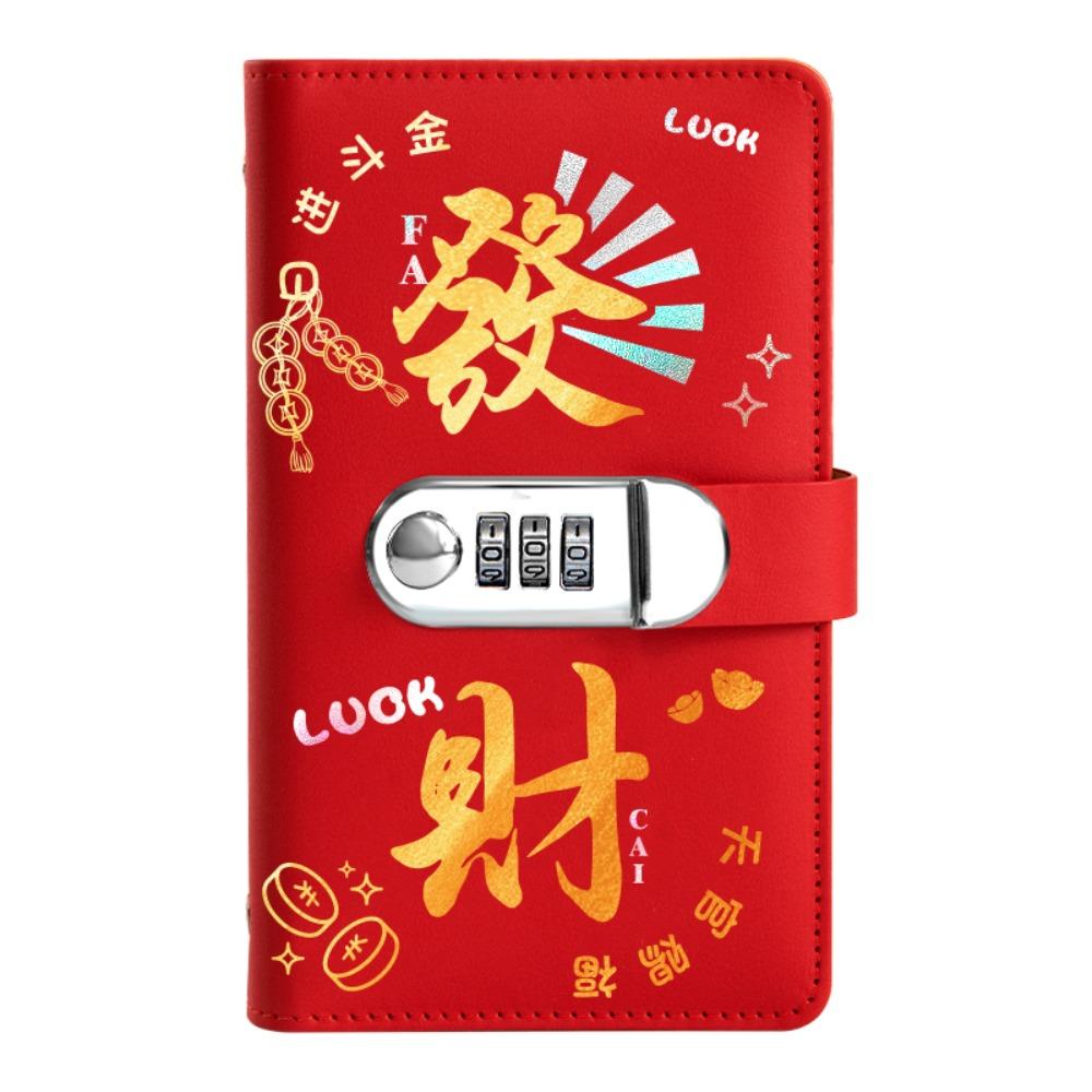 Папка-регистратор из искусственной кожи с замком на 50 листов, органайзер для планирования, бухгалтерская книга, нержавеющая сталь