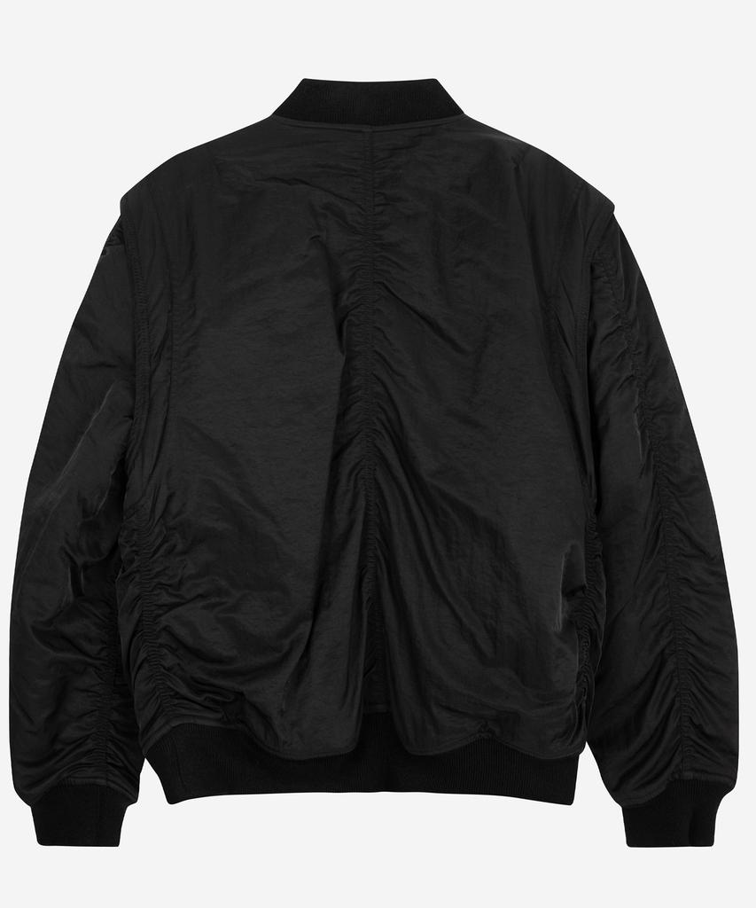 Publicifure Стильная нейлоновая куртка-бомбер MA1_Черная