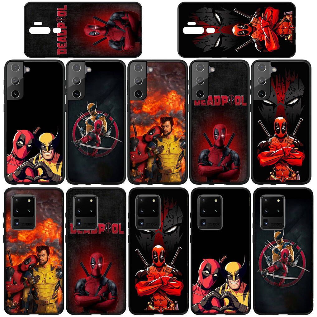 Для iPhone 17 16 15 Xiaomi Poco F7 F8 X7 X6 C85 C75 C71 M8 Redmi Note 14 13 12 11 Pro Max 14C 13C 15C A3 A4 Чехол для телефона Комиксы Дэдпул Росомаха Обложка