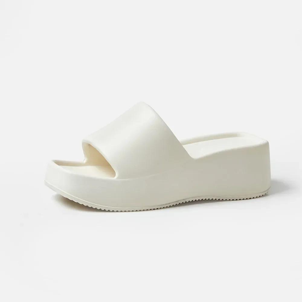 Platform Women Slippers Summer Outside Thick Sole Slippers Slope Heel Slippers Women Sandals Plastic Sandal Dames Muiltjes