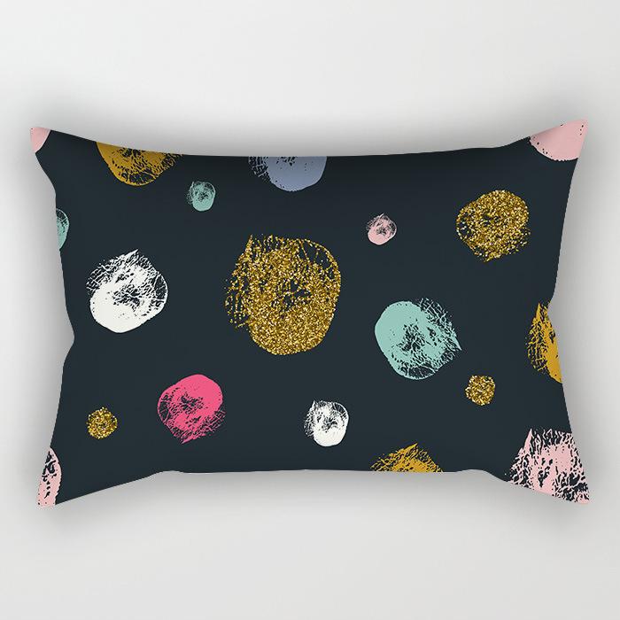 Скандинавский Абстрактный Разноцветные Линии Геометрический Длинная Наволочка Дом Диван Подушка Автомобиль Офис Подушка для Поясницы