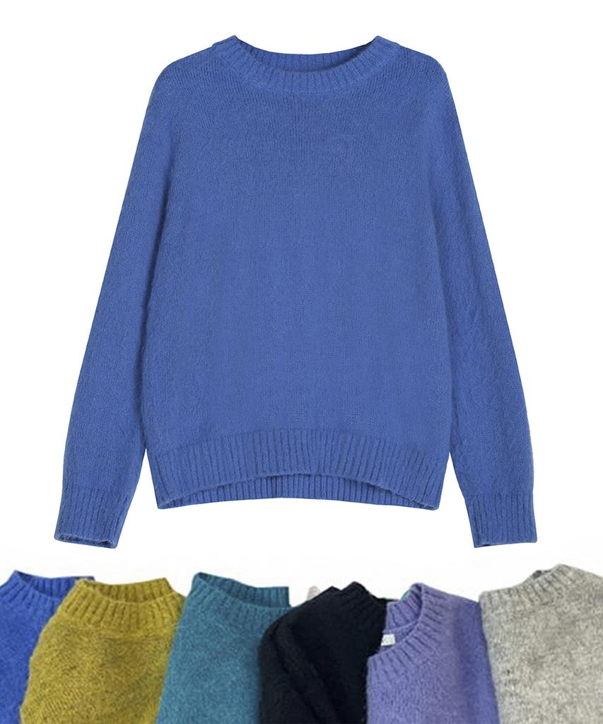 AVANDRESS Round Angora Knit - 6 Col