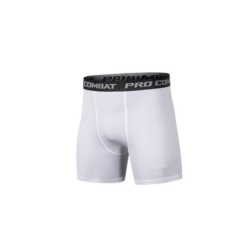 Мужские быстросохнущие компрессионные шорты для бега — дышащие, эластичные спортивные леггинсы для баскетбола и фитнеса.