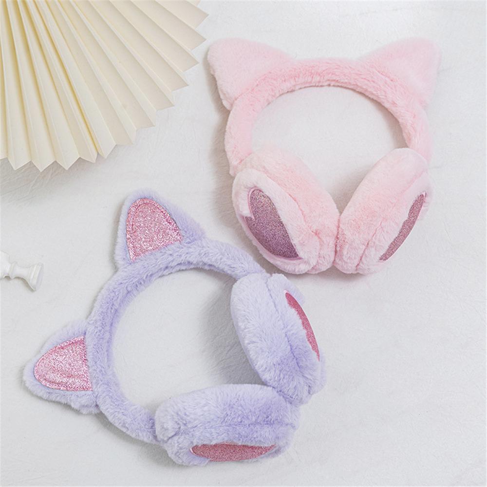 Soft Furry Outdoor Ear Covers Headband Winter Warm Ear Warmers Cute Animal Earmuffs for Women