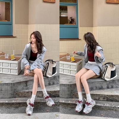 Высокие см осень и зима ретро мандариновая утка на платформе повседневные папины кроссовки женские спортивные туфли