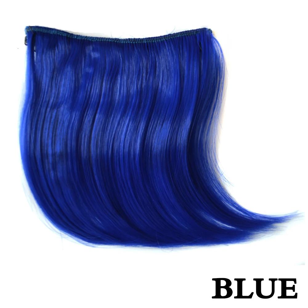 Синтетический двухкарточный фиксированный маленький парик с челкой в наращивании волос натуральные разноцветные аксессуары для волос для женщин легкая повседневная носка