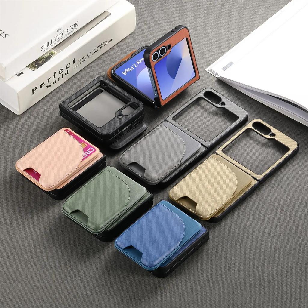 2 in 1 Detachable Vertical Cards Solt Cowboy Pattern Wallet Case For Samsung Galaxy Z Flip 7 FE 6 5 5G Flip6 Stand Pocket Cover