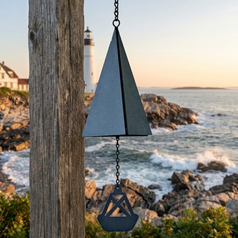 Iron Triangle Wind Chime Retro Metal Wind Bell Windcatcher Wind Chime Pendant  Courtyard Decoration