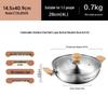 SUPOR 28 см 304 Нержавеющая сталь Разделенная кастрюля для горячего супа