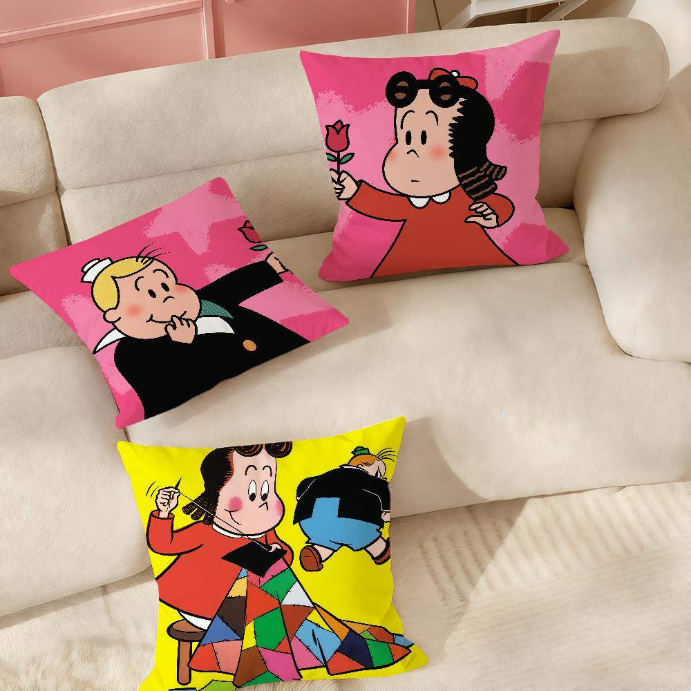 Cute Little Girl Llulu Pillow Case Suitable For Bedrooms Living Rooms Cars Home Decoration