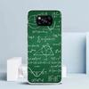 Чехол для телефона с рисунком по физике, химии, математике для Xiaomi Poco F7 Ultra X5 X6 X7 Pro M7 Redmi 15C 15 13C 13 12C 12 10C 10 10A 9 9C 9A 9