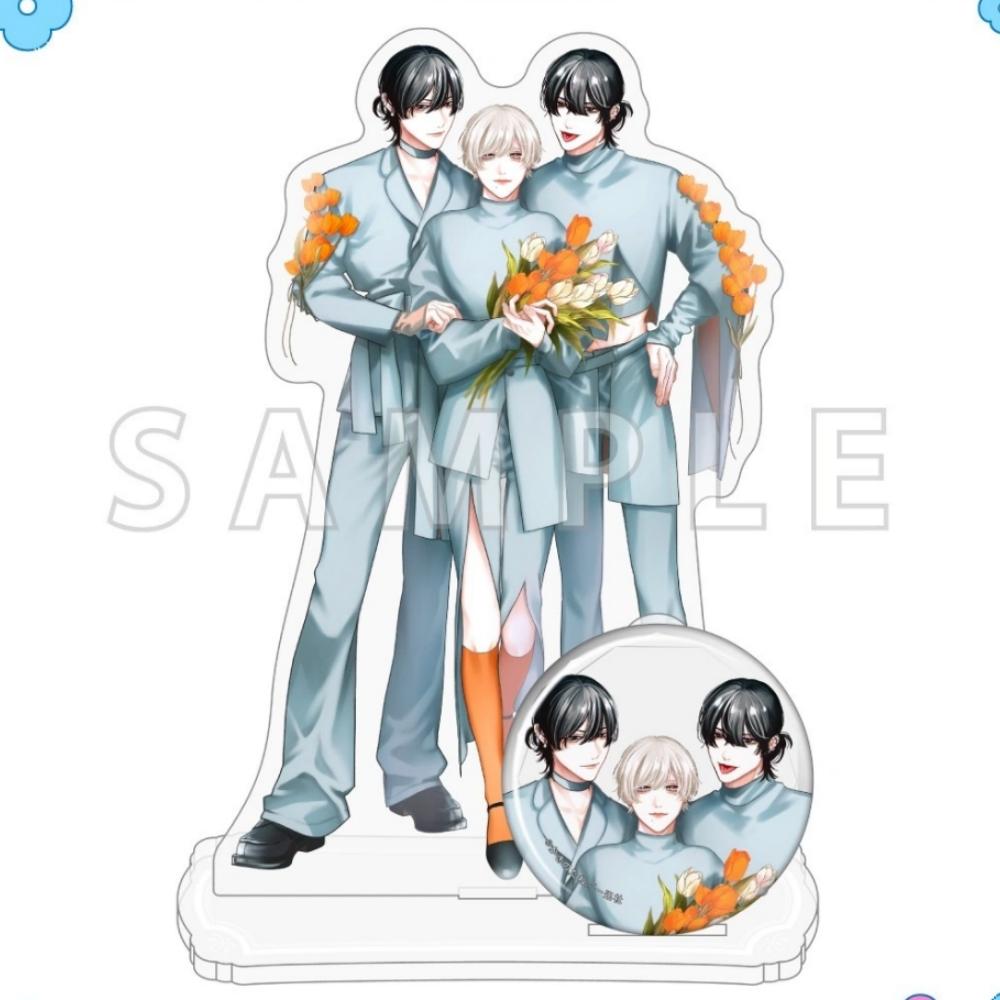Anime Sasaki and Miyano 15cm Acrylic Stand, Sasaki Hideyuki, Mother's Day Decor for Desktop Bookshelf Anime Collection Keychain