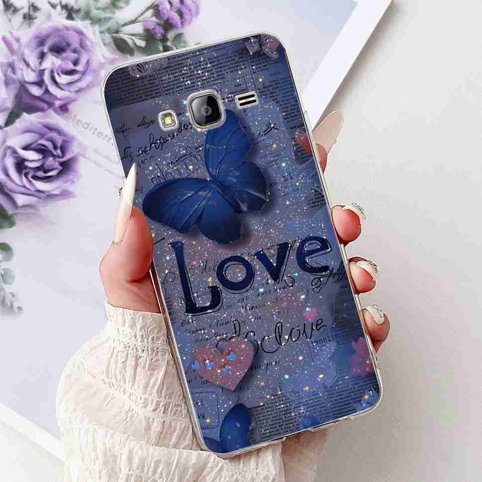 Чехол для Samsung Galaxy J5 Роскошный Расписной Чехол Мягкий Тонкий Чехол для Телефона Для Samsung J 5 J5 J500Y J500M 2015 Задняя Крышка