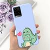 Чехол для Vivo Y21 2021 V2111 Милый Утенок-Астронавт Мягкий Силиконовый Чехол Для Vivo Y21s Y33s 4G Y21t Y33t Y21A V2110 V2135 V2109