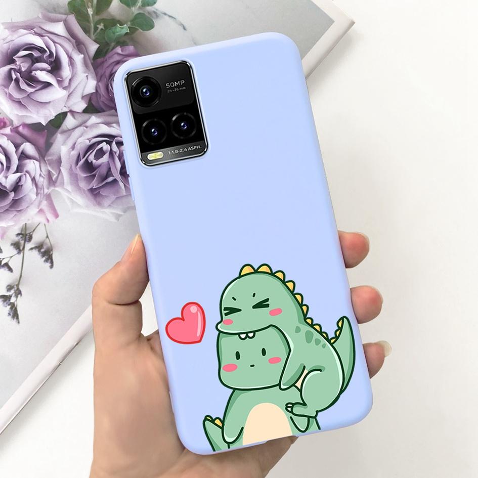 Чехол для Vivo Y21 2021 V2111 Милый Утенок-Астронавт Мягкий Силиконовый Чехол Для Vivo Y21s Y33s 4G Y21t Y33t Y21A V2110 V2135 V2109