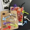 Креативные, милые и забавные магниты на холодильник в форме стрелок 3D магнит-доска для записей магниты фотостена украшения для холодильника