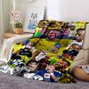 Soccer Player Victory printed flannel breathable and warm blanket, a stylish home gift, suitable for home, office and bedspread use. 15a145