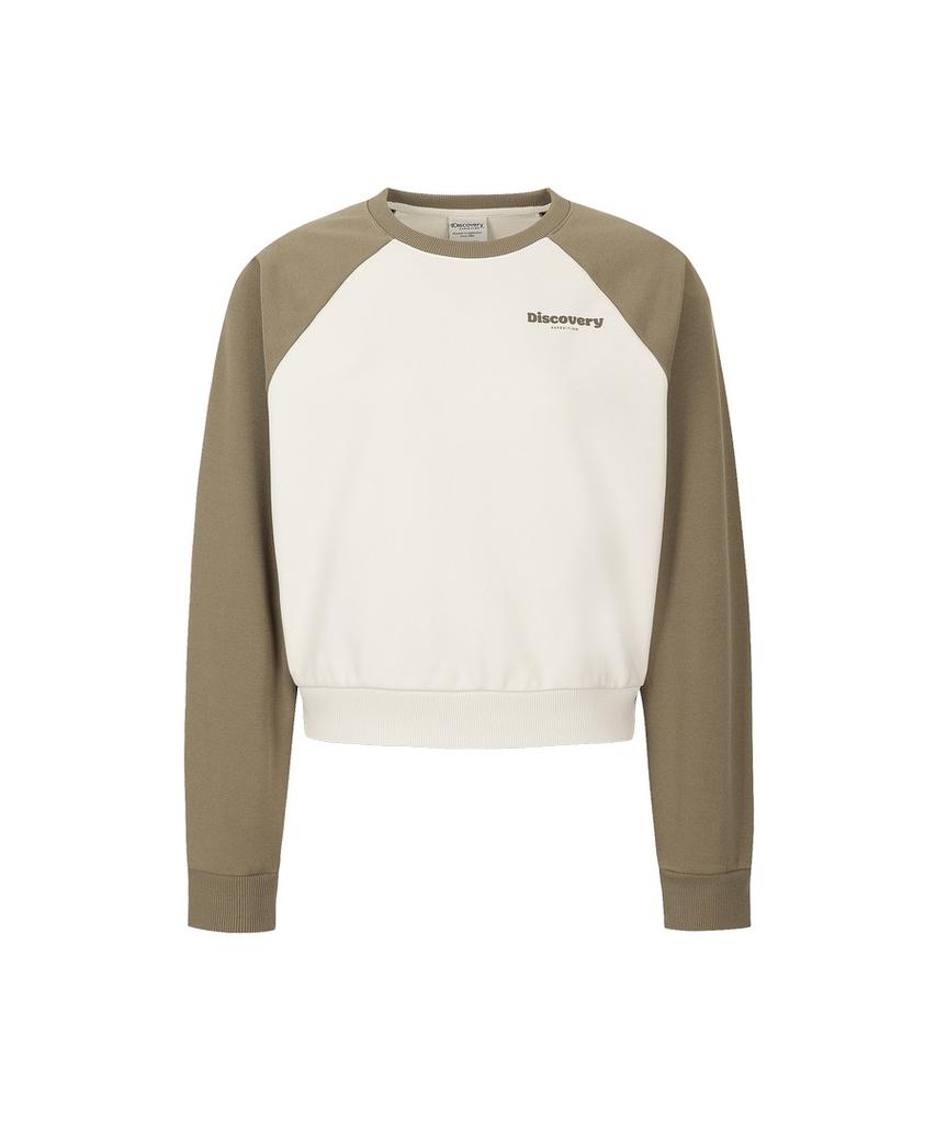DISCOVERY EXPEDITION Women'S Small Logo Sweatshirt (D/Ivory)