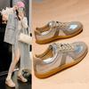 Женская обувь, Ретро обувь на шнуровке, Женская универсальная повседневная обувь на плоской подошве с мягкой подошвой, Одинарная обувь с низким верхом