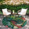 Vintage Giant Dragon pattern round rug,Carpet Rug for Living Room Bedroom Playroom ,Non-slip Floor Mat,Holiday Gifts and Birthday Gifts.