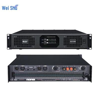 Weishu AQ-91400 Двухканальный 1400 Вт Конференц-аудиоусилитель мощности (Китайская версия)