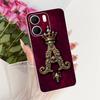 For Oppo A5x 4G Case CPH2725 Luxury Crown Letters Cover Soft Silicone Slim Phone Case For Oppo A5x A 5x OppoA5x 5G Fundas Bumper