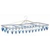 Nishida Square Hanger, Galvanized Steel, J30, Blue, W80 X D35 X H27.5 Cm