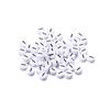 White Round Beads with Black Letters - 26-Letter Set for DIY Necklace & Phone Chain Accessories