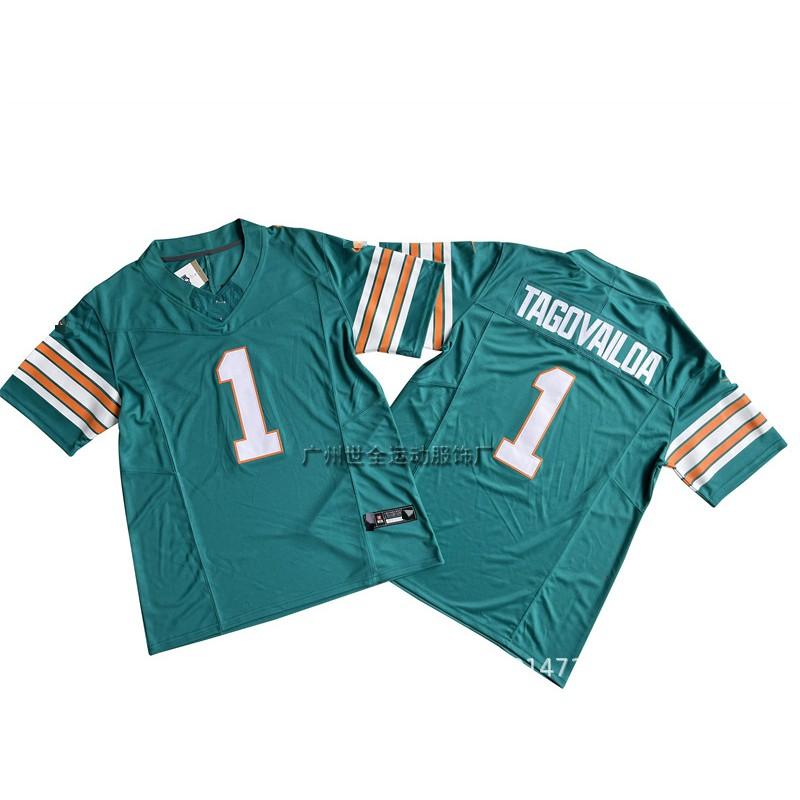 Miami Dolphins Legacy Fan Jersey Mens Embroidered American Football Uniform Game Day Casual Wear