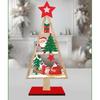 Santa Claus Desktop Decoration Wooden Tabletop Sign Exquisite Christmas Signs Plaque  Home Decor
